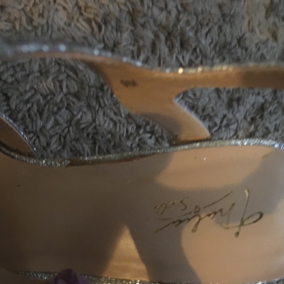 Silver Rhinestone Heels - Picture 3 of 4